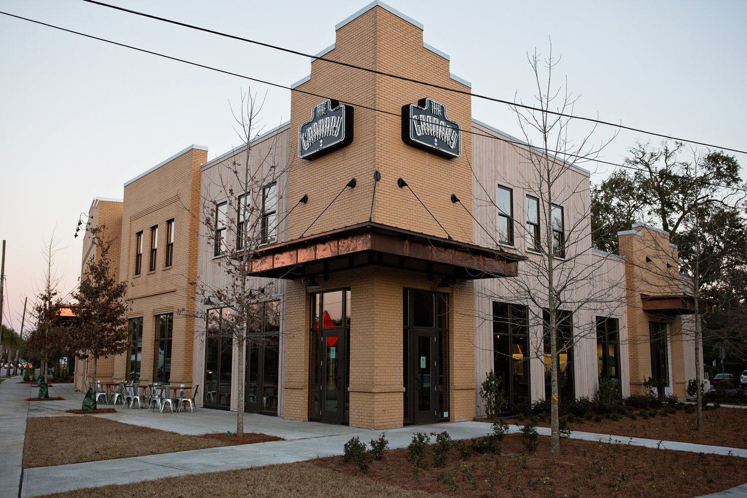 Exterior photo of The Granary in Mount Pleasant, SC outside of Charleston.